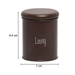 Metal Spice Jar Set Of 8 Pcs (Each 300 Ml)