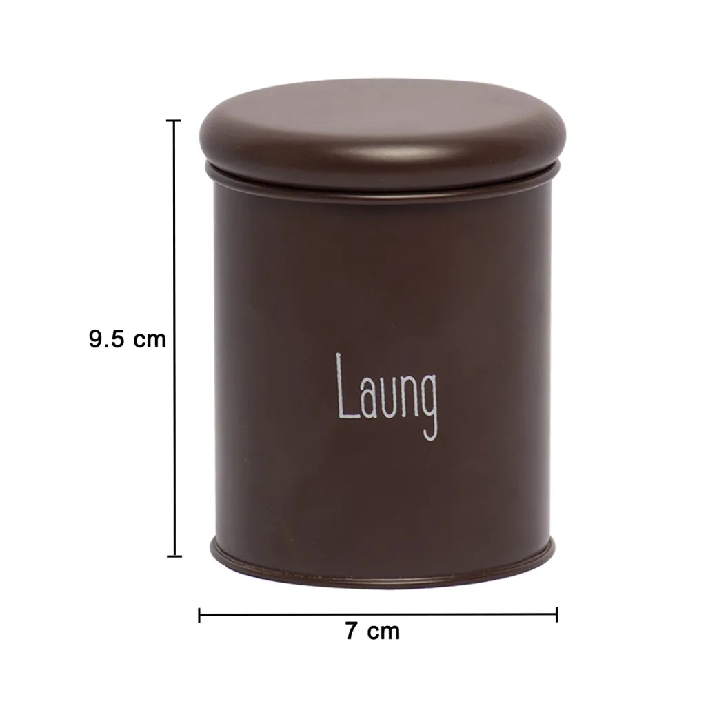 Metal Spice Jar Set Of 8 Pcs (Each 300 Ml)