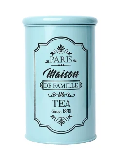 Metal Tea & Sugar Jar (Each 900 Ml) + Cookie & Namkeen Jar (Each 1700 Ml) - Green, Set Of 4