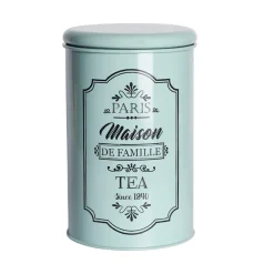 Metal Tea Jar - Green, 900 Ml