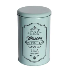 Metal Tea Jar - Green, 900 Ml