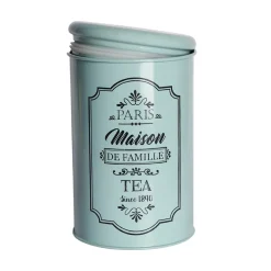 Metal Tea Jar - Green, 900 Ml