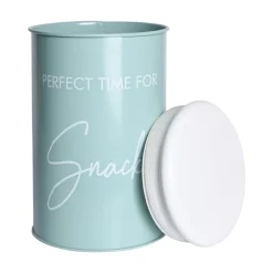 Metal Tea, Sugar, Coffee, Cookie & Snack Jar - Set Of 5 & Each 900 Ml