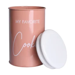 Metal Tea, Sugar, Coffee, Cookie & Snack Jar - Set Of 5 & Each 900 Ml