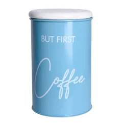 Metal Tea, Sugar, Coffee, Cookie & Snack Jar - Set Of 5 & Each 900 Ml