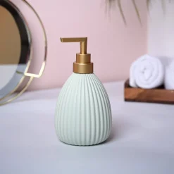 Mint Freshness Soap Dispenser - Cylindrical Shape