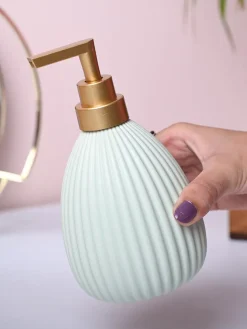 Mint Freshness Soap Dispenser - Cylindrical Shape