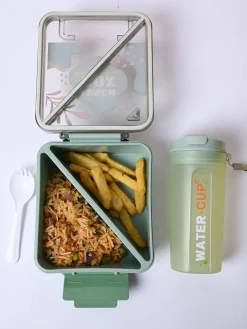 Mint Green Lunch Box Set - Fresh and Invigorating