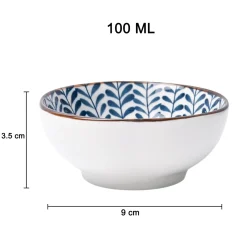 100Ml Blue Bowl Set Of 3