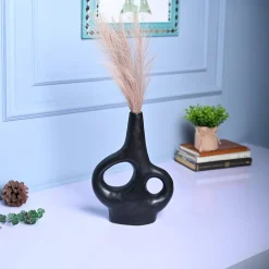 Modern Black Ceramic Vase