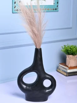 Modern Black Ceramic Vase