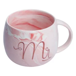 Mr. Royal Marble Mug - 350mL, Pink