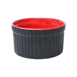 Muffin Cup Set – Black & Red (180 ml x 2)