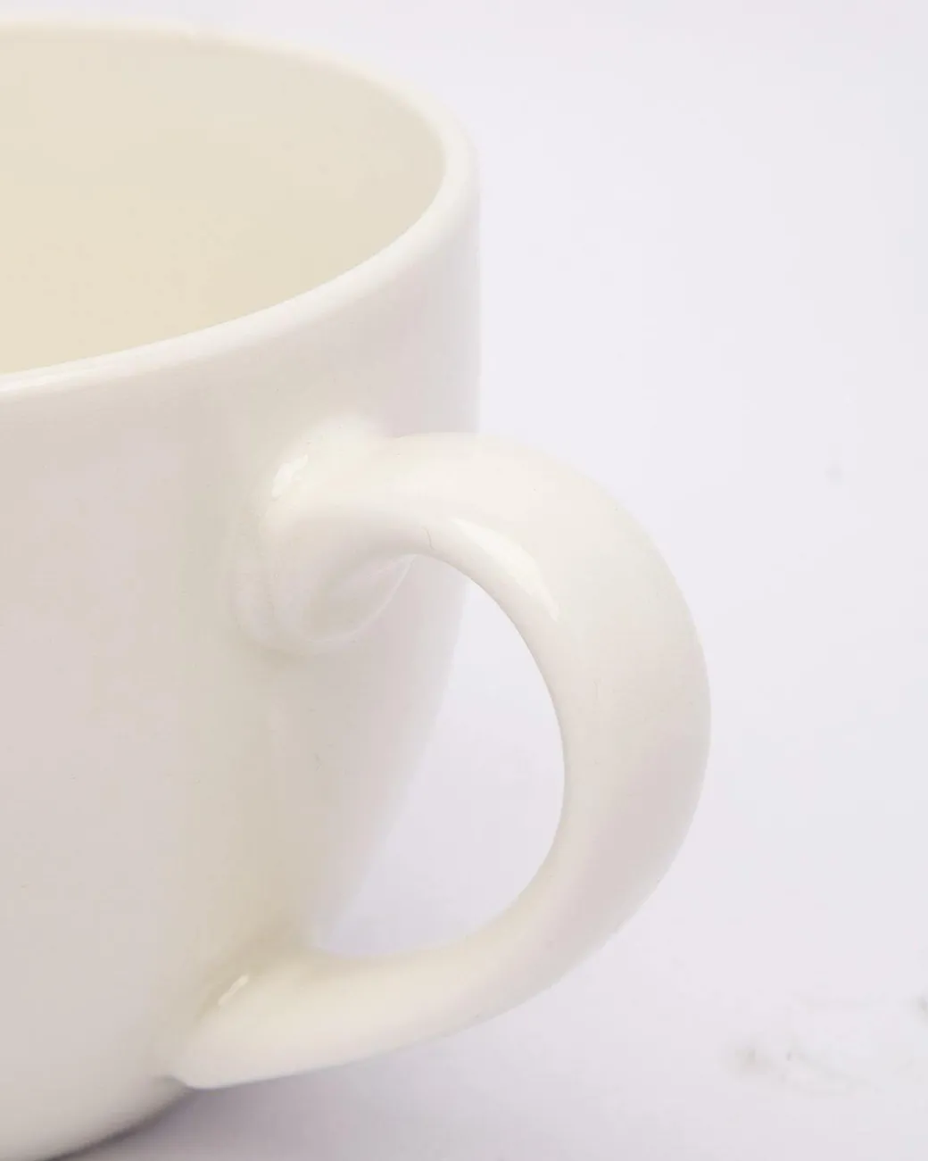 Mug, Emoji Print, for Tea & Coffee, White, Ceramic, 450 mL (Product Images) Issue