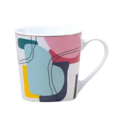 Multicolor Ceramic Coffee Mug 450 Ml - Abstract Cups & Mugs
