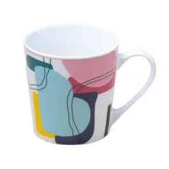 Multicolor Ceramic Coffee Mug 450 Ml - Abstract Cups & Mugs