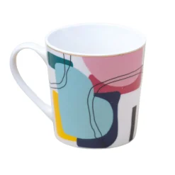 Multicolor Ceramic Coffee Mug 450 Ml - Abstract Cups & Mugs