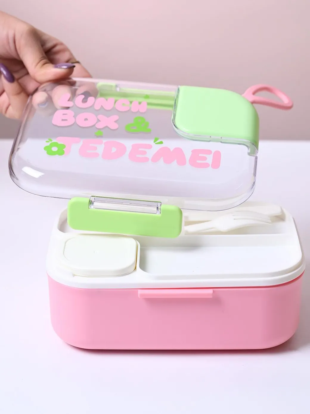 Multi-Color Lunch Box Set - Playful and Practical
