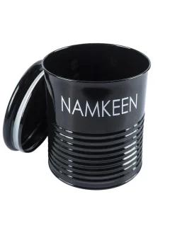 Namkeen Jar With Lid - (Black, 1700mL)