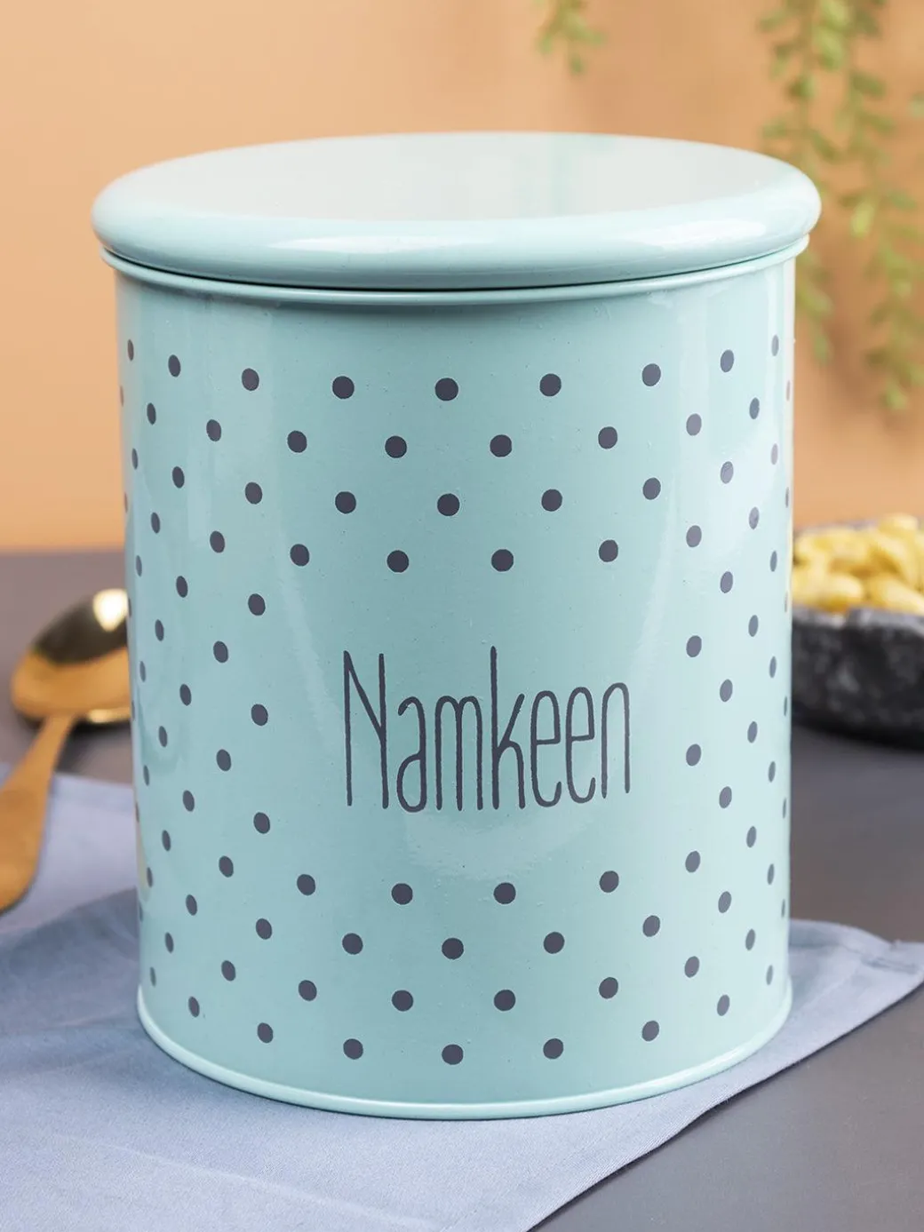 Namkeen Jar With Lid - (Green, 1700mL)
