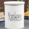 Namkeen Jar With Lid - (Off White, 1700mL)
