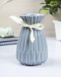 Nordic Vase, Grey, Ceramic