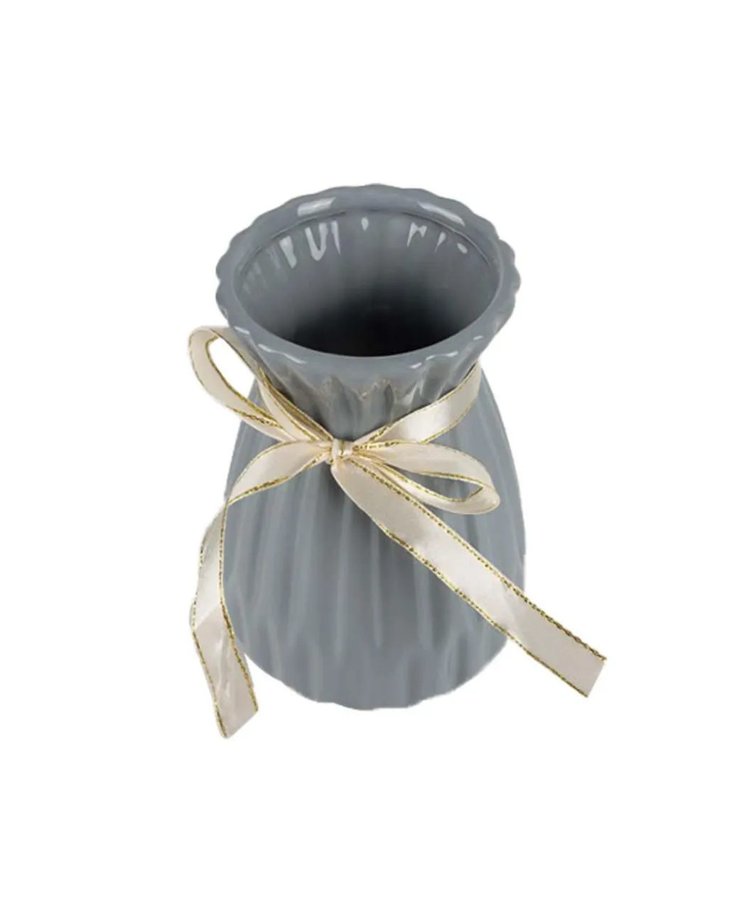 Nordic Vase, Grey, Ceramic