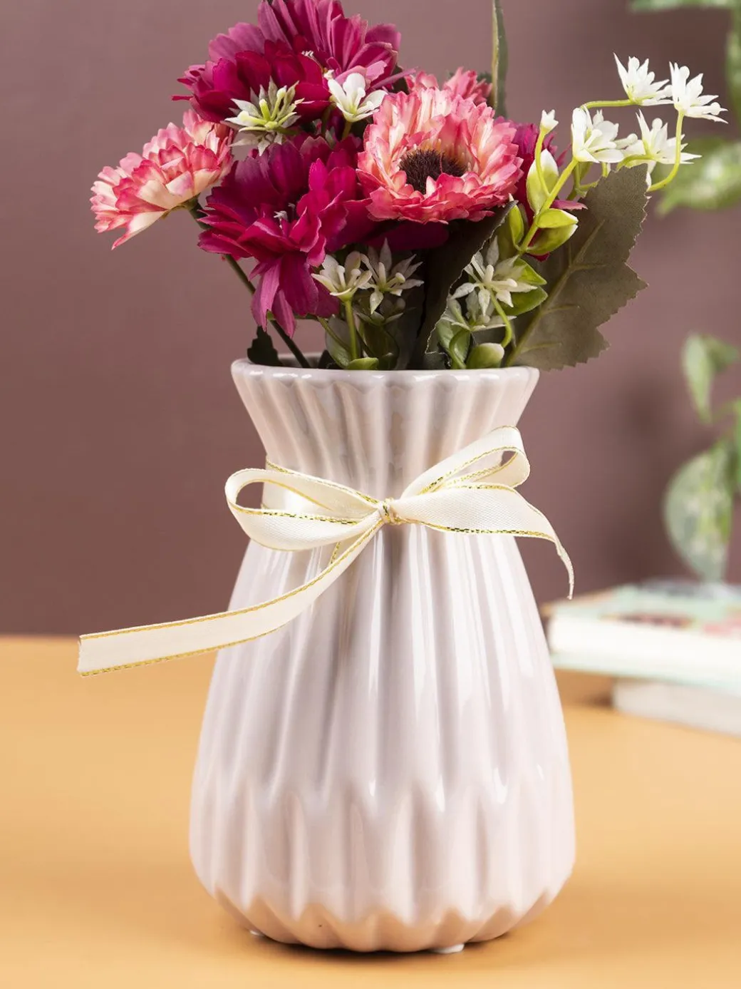 Nordic Vase, Pink, Ceramic