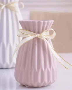 Nordic Vase, Pink, Ceramic