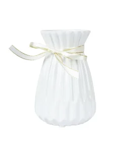 Nordic Vase, White, Ceramic