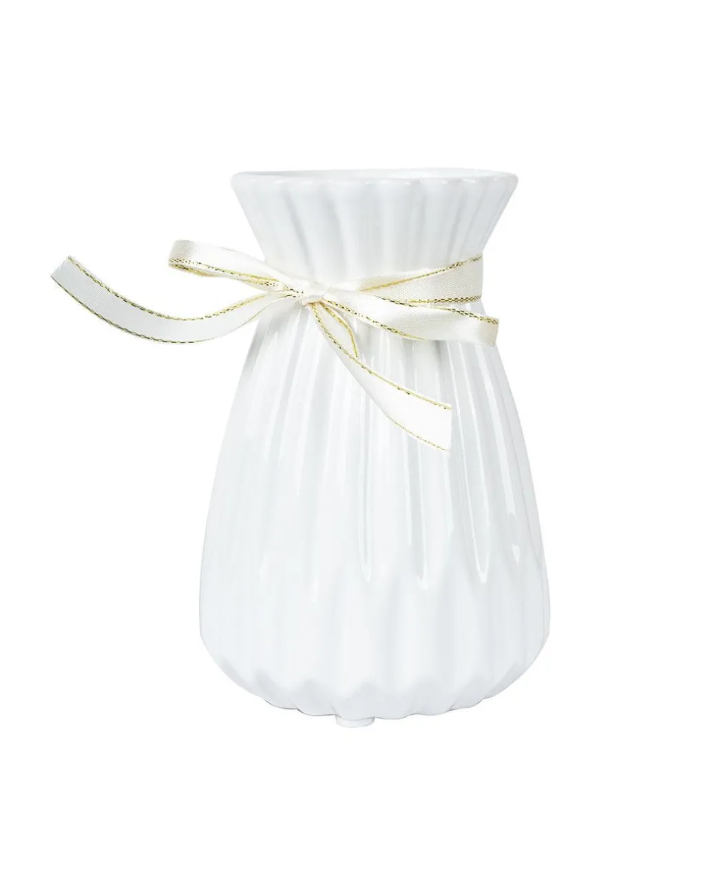 Nordic Vase, White, Ceramic