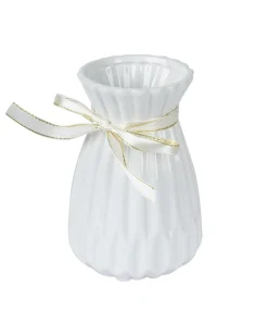 Nordic Vase, White, Ceramic