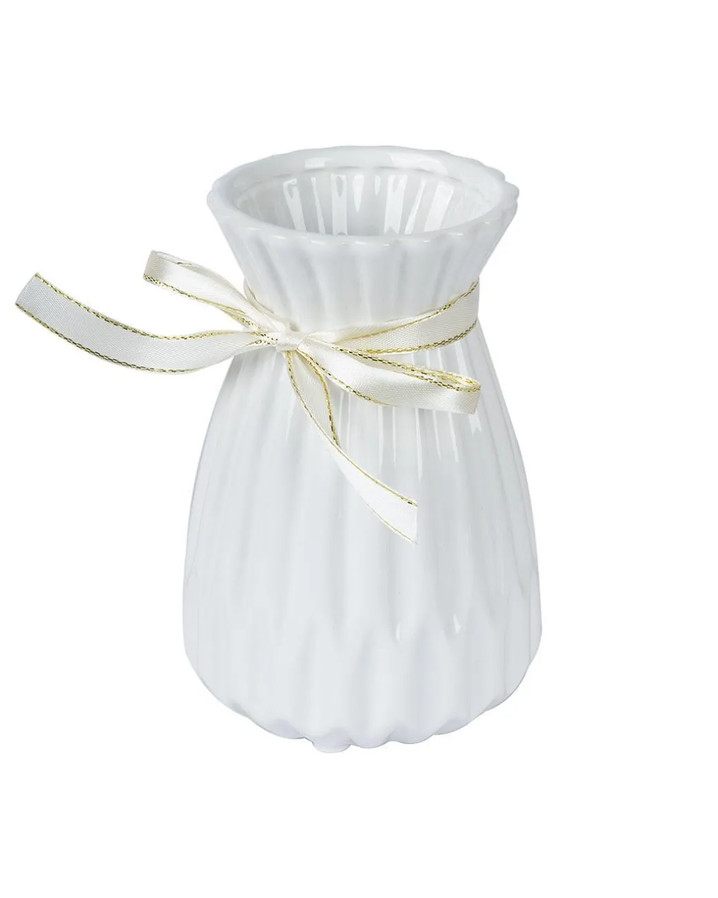 Nordic Vase, White, Ceramic