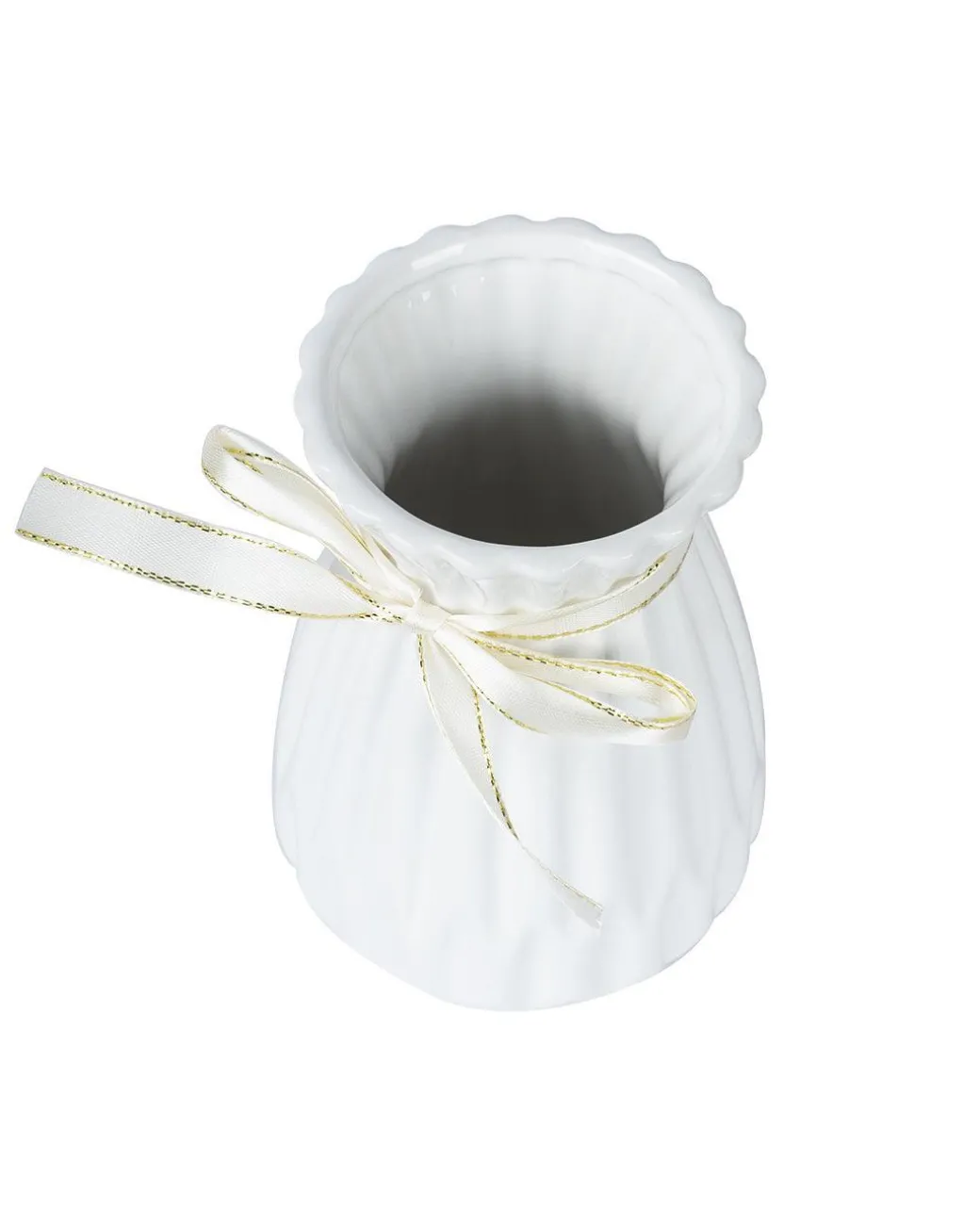 Nordic Vase, White, Ceramic
