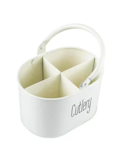 Off White Cutlery Holder