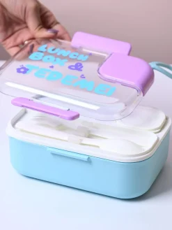 Off-White Lunch Box Set - Classic and Convenient