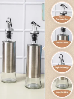 Oil Dispenser Set Of 2 (Each 350 Ml)