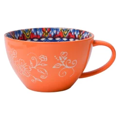 Orange Geomatry 480ml Cup