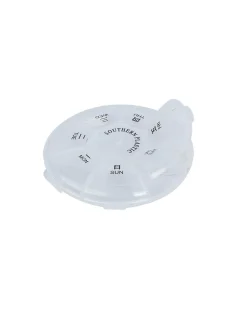 Pill Box, Transparent, Plastic