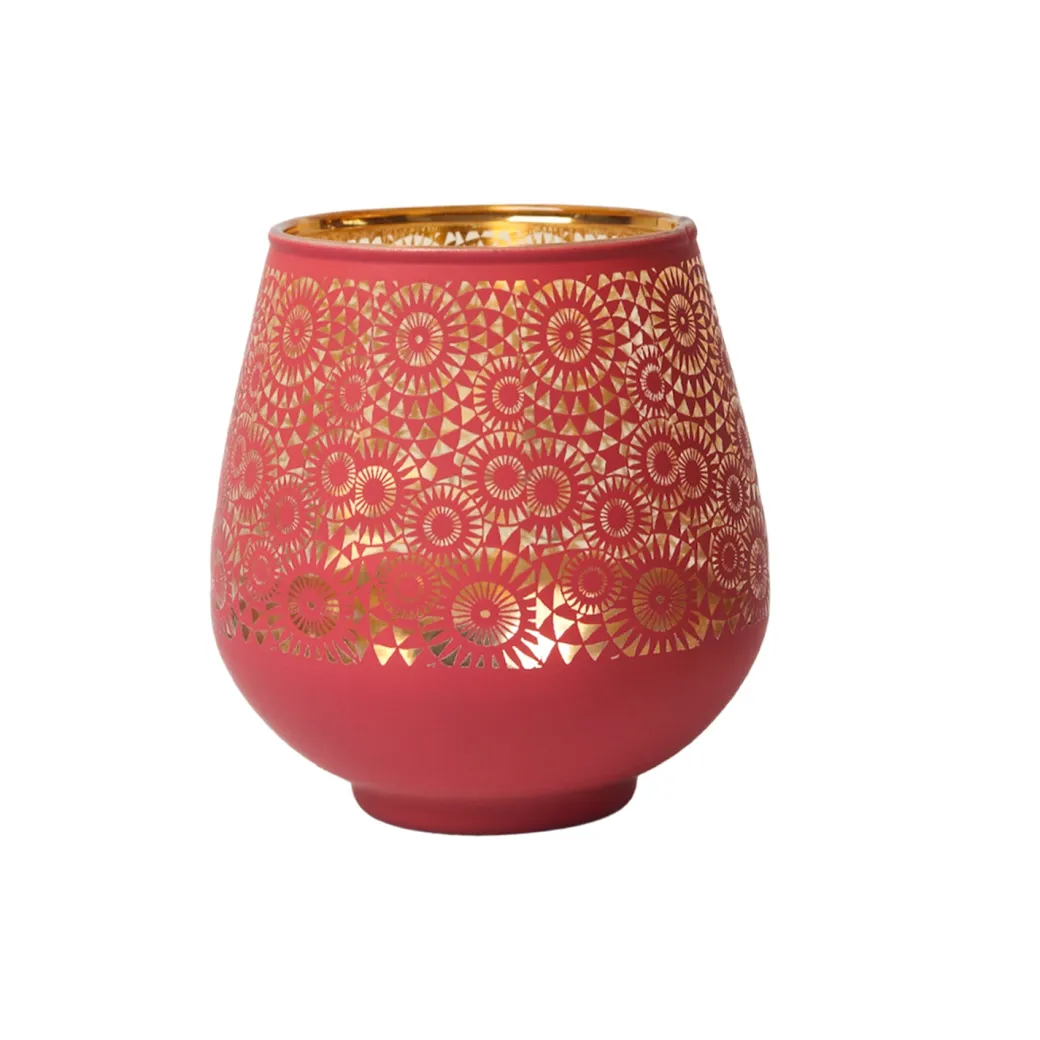 Pink + Golden T-Lite Holders