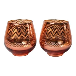 Pink + Golden T-Lite Holders