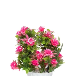 Pink Artificial Flower Vase Home Decor