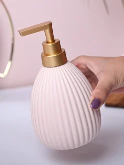 Pink Charm Soap Dispenser - Cylindrical Shape