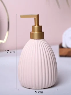 Pink Charm Soap Dispenser - Cylindrical Shape