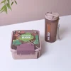 Pink Lunch Box Set - Playful and Chic