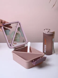 Pink Lunch Box Set - Playful and Chic
