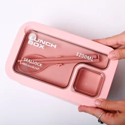 Pink Lunch Box Set (1200ml + 40ml)