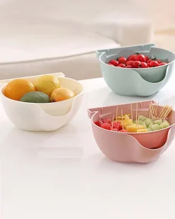 Plastic, Colander, Perforated, Matt : Finish, Multicolor
