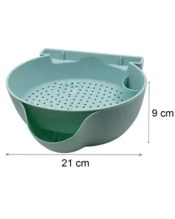 Plastic, Colander, Perforated, Matt : Finish, Multicolor