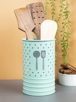 Polka Dot Ladle Holders - Green